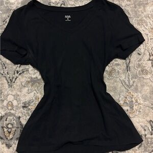 a.n.a Women's Classic Black Short Sleeve Tee